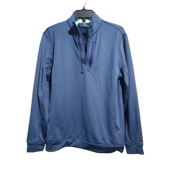 Vineyard Vines Men’s Blue Performance Quarter-Zip Size S - Picture 1 of 6